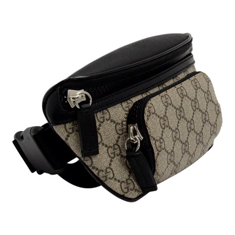 replica gucci gg supreme belt bag|GUCCI GG Supreme Monogram Textured Calfskin Retro Interlocking G Belt .